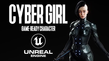 Preview - Game-Ready 3D Character - Cyber Girl