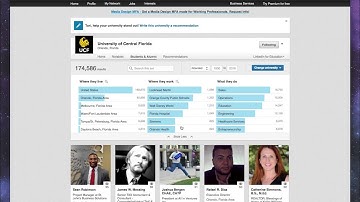 UCF Career Tip - LinkedIn Alumni Tool