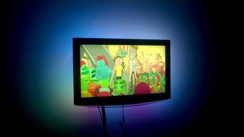 Ambilight - Arduino + Adalight + Ambibox + WS2812 + Samsung 32"