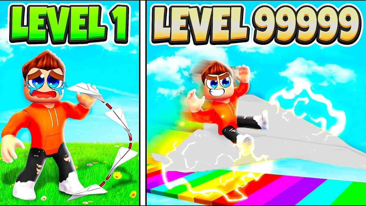 Ich WERDE zum GRÖßTEN PAPIERFLIEGER in Roblox!✈️