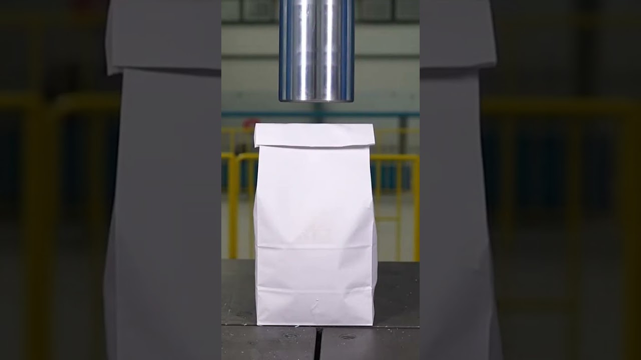 Hydraulic Press vs. Our Bag (Ending is 🤯)