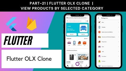 Flutter OLX Clone # Part 21 | View Products by Selected Category