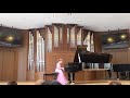Karina Ter-Gazarian - Bach f-moll Prelude &amp; Fugue BWV 881 (10 yrs)