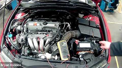 Negative Starter Motor Voltage Drop