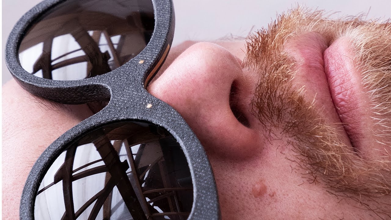 How Mosevic denim sunglasses were developed over 8 years by an inventor