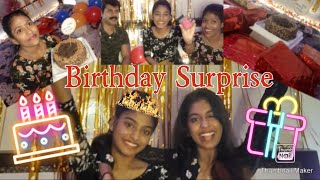 Birthday Surprise For My Daughter/Birthday Celebration with Ice Cream Cake and Surprise Gifts