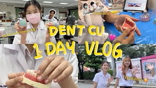 1 วันกับนิสิตปี 2 ทันตะ จุฬา✨🦷 มาดูกันว่า 1 วัน ต้องเจอกับอะไรบ้าง ✨ || 1 day vlog with DentCU 🌈