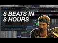 Fox Stevenson Makes 8 beats in 8 Hours!