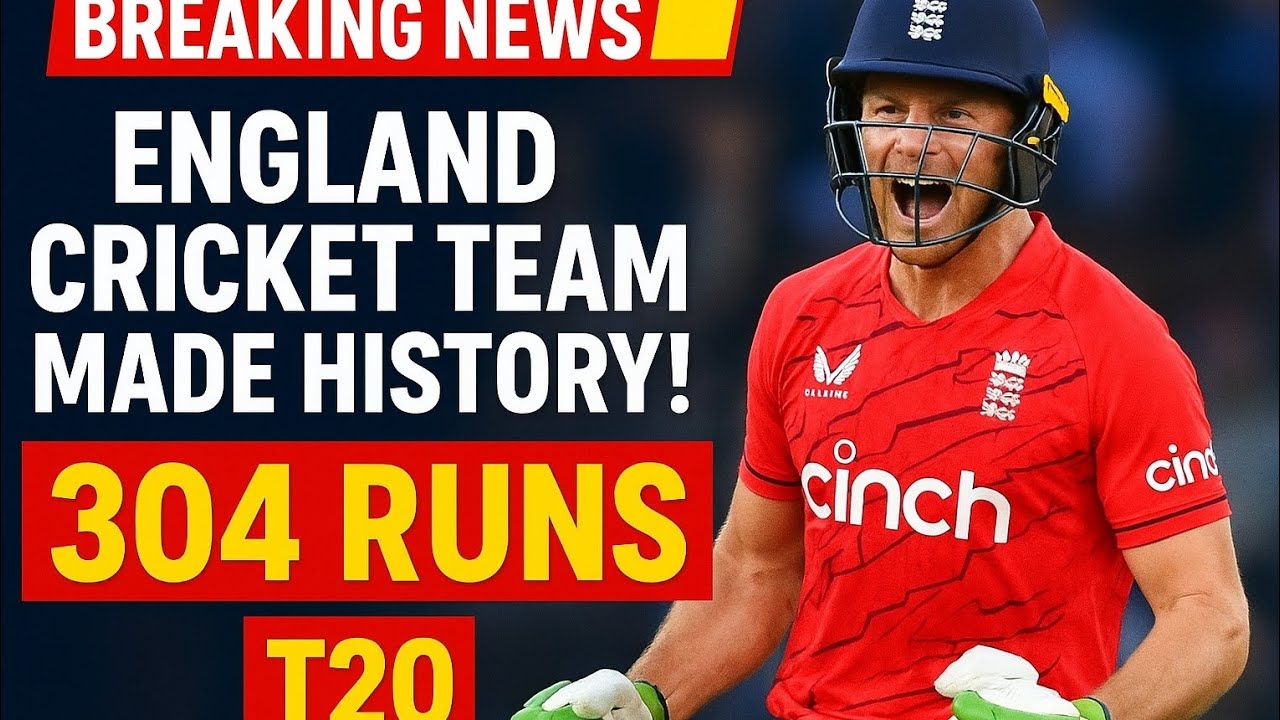 England Cricket Team Created History | 304 Runs in T20 Match | Breaking News Live 24×7"