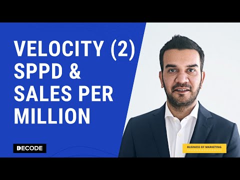 Velocity #2   SPPD and Sales per Million