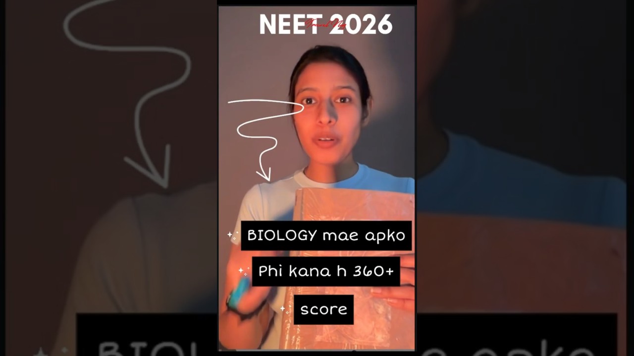 “360/360 in NEET Biology 😳🔥 | 3 Secret Tips Toppers Don’t Tell You”