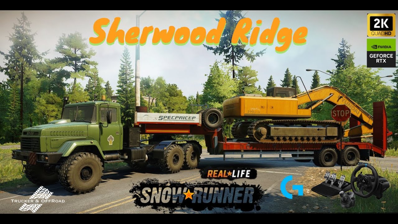 Snowrunner. Мод карта Sherwood Ridge (Шервурдский хребет) от Remoh667 ...