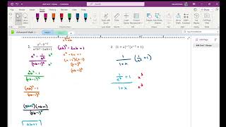AM 1-7 More Simplify Rational Expressions with Negative Exponents Notes