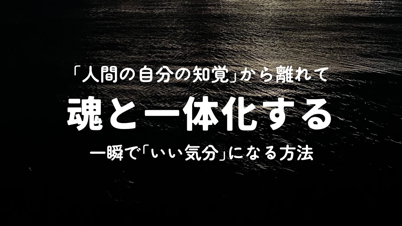 【絶対の安心とワクワクの生き方へ】魂と一体化するワーク【全体的にお話】