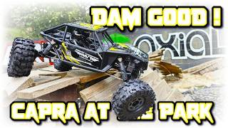 Wow This Axial Capra Is Dam Good at the Crawler Park