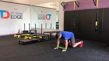 Matthew Ibrahim | Mini-Band All Fours Iso w/ Alternating Lateral Tap