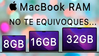 ¿Cuánta RAM realmente necesitas en tu MacBook?