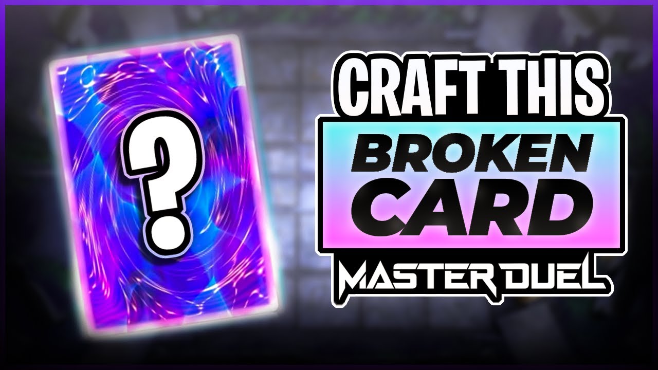 yugioh master duel best cards to craft The BEST Card You MUST Craft in Yu-Gi-Oh! Master Duel