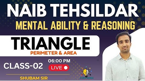 MENSURATION PART-02 II MENTAL ABILITY & REASONING II NAIB TEHSILDAR II BY SHUBAM VERMA SIR #jkssb