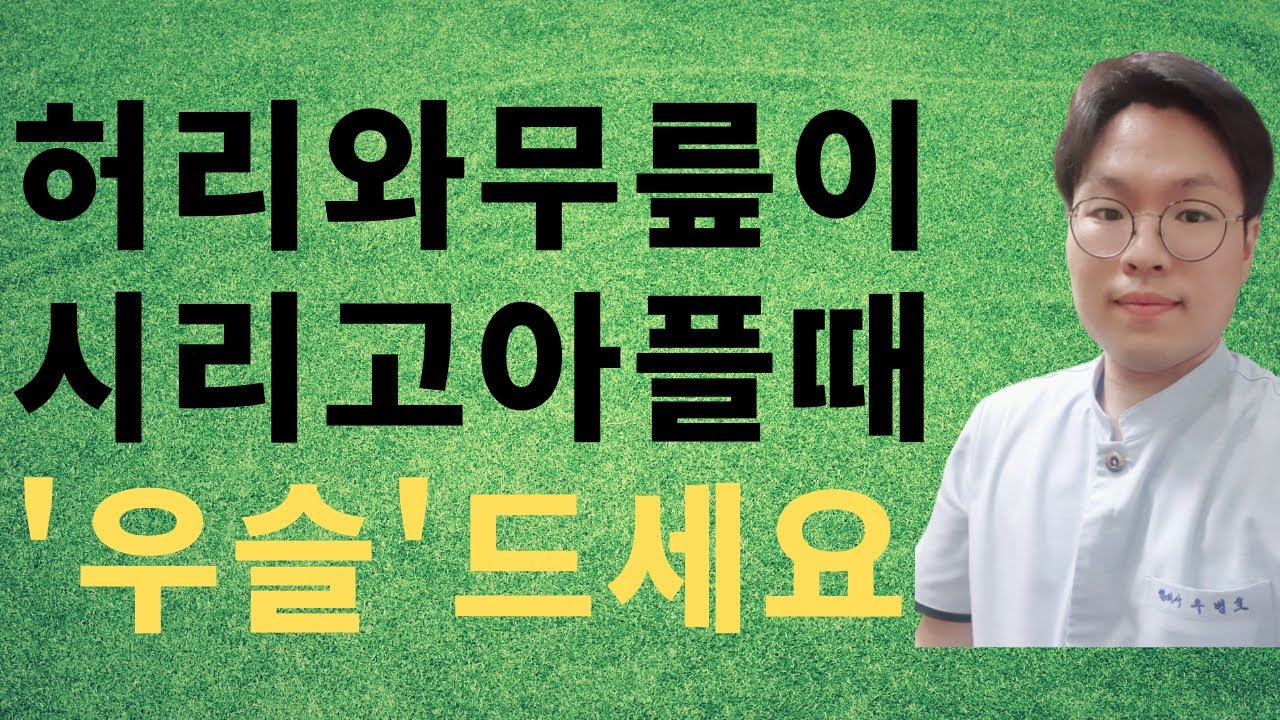 [어깨동무한의원]허리와무릎이시리고아플때-'우슬'드세요_우병호원장
