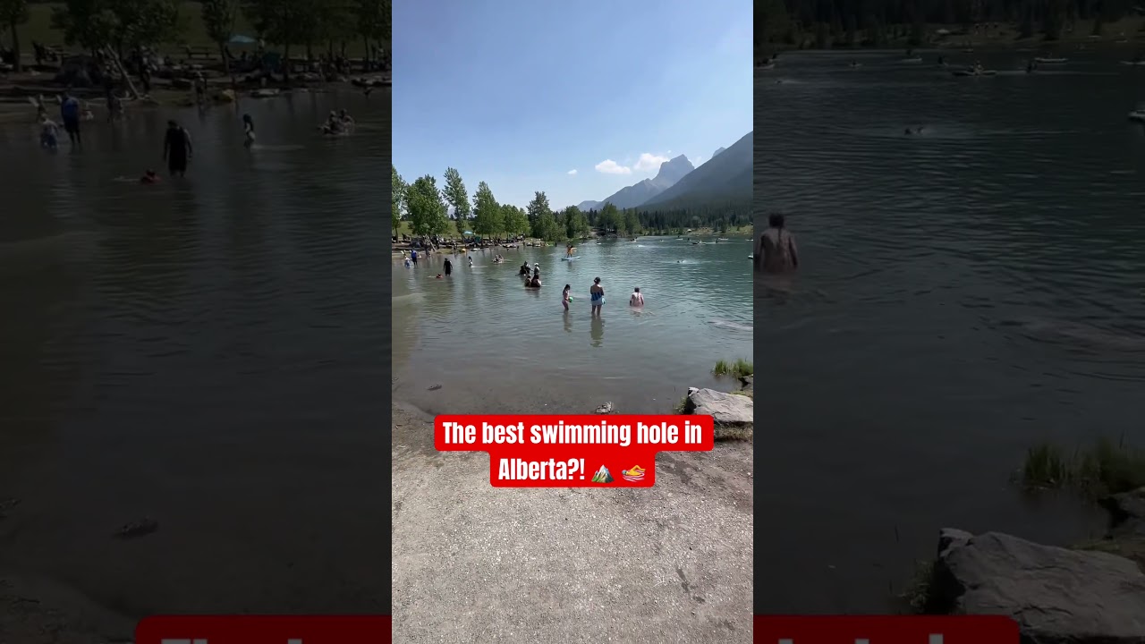 Is This The Best Swimming Hole In Alberta?! 🏔️ 🏊‍♂️ | Alberta, Canada | Living In Alberta