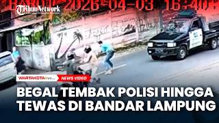 DOR! Begal Tembak Polisi Hingga Tewas di Bandar Lampung
