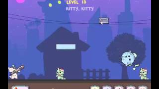 Bazookitty Walkthrough - Level 13