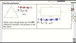 Finding Perimeter using Polynomials