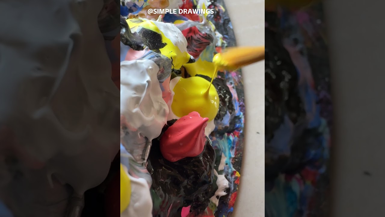 Paint with Me｜Beginner Friendly Lucky Art #painting#acrylicpainting #shorts