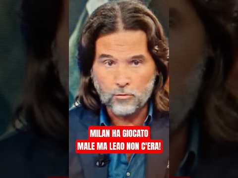 Video MILAN HA GIOCATO MALE MA LEAO NON C'ERA! #milan #leao #seriea #calcio