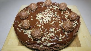 No Bake Nutella Ferrero Rocher Cheesecake
Subscribe & check out my other videos! www.youtube.com/cookingandcrafting
This is a super rich, super creamy, absolutely delicious cheesecake!
1-1/2 cups Oreo crumbs
4 T. melted butter
3 8-oz. pkg of cream cheese, room temperature
1-1/2 cups Nutella
Topping
3/4 cup Nutella
10-12 Ferrero Rocher
1/4 cup chopped hazelnuts
INSTRUCTIONS
Lightly butter the sides of a 9springform pan and line with wax paper. Mix the melted butter with the baking crumbs, press onto the bottom of the pan, then chill in the freezer.
Meanwhile, using a handheld mixer, blend the cream cheese with the Nutella spread until smooth, pour over chilled crust. Put back in the freezer for 1 hour to firm up.
Spread more Nutella on top of the cheesecake. Sprinkle with ground hazelnuts and decorate with some Ferrero Rocher candies. Chill in the fridge for 1 hour or until ready to serve.
I upload new videos every Monday and Thursday.
Please dont forget to like, share, favorite and comment my video!
Subscribe here: http://bit.ly/12Lkz6X
Facebook: http://on.fb.me/1M2bwEO
Pinterest: http://tinyurl.com/kgooof5
Instagram: https://goo.gl/DrsXQB
Google Plus: http://tinyurl.com/oyylaon
My vlogging and on the go channel: http://tinyurl.com/lagmt3r
Get a month of wine FREE: http://curebit.com/x/lv2rRW
Check out my website! http://www.cookingandcrafting.com/
Aloha, welcome to my kitchen. Im located in the beautiful state of Hawaii. You can expect fast & easy breakfast, lunch, dinner, desserts & crafts that even a kid can help with. As you are in my kitchen, you will experience the sounds of a real household in the background, giving you that homey feel. Do not expect a fancy show or episode, I am just me. A down to Earth, local girl who always keeps it real.
Please check out my bestie YT friend, Tammy (yoyomax12):
http://tinyurl.com/3vzgpca Tammy and I have been friends for many years and met here on YouTube!
Also check out Jenn of cupcakesandcardio. You will love her as well. http://tinyurl.com/lahtvfp
Lastly, smile! I love it when you smile :)
For business inquiries, contact Beth at cookingandcrafting@gmail.com No Bake Nutella Ferrero Rocher Cheesecake