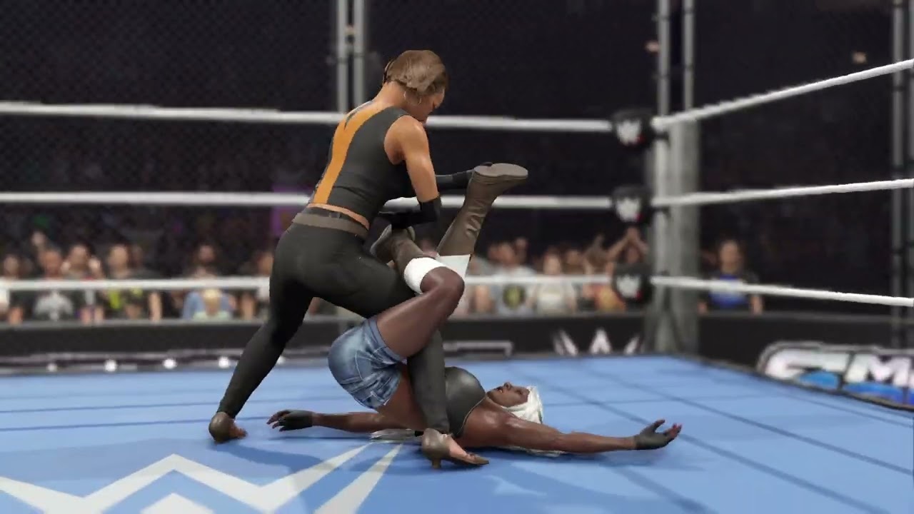 Lisa Hamilton vs Vanessa Lewis - Steel Cage Submission - Game PG