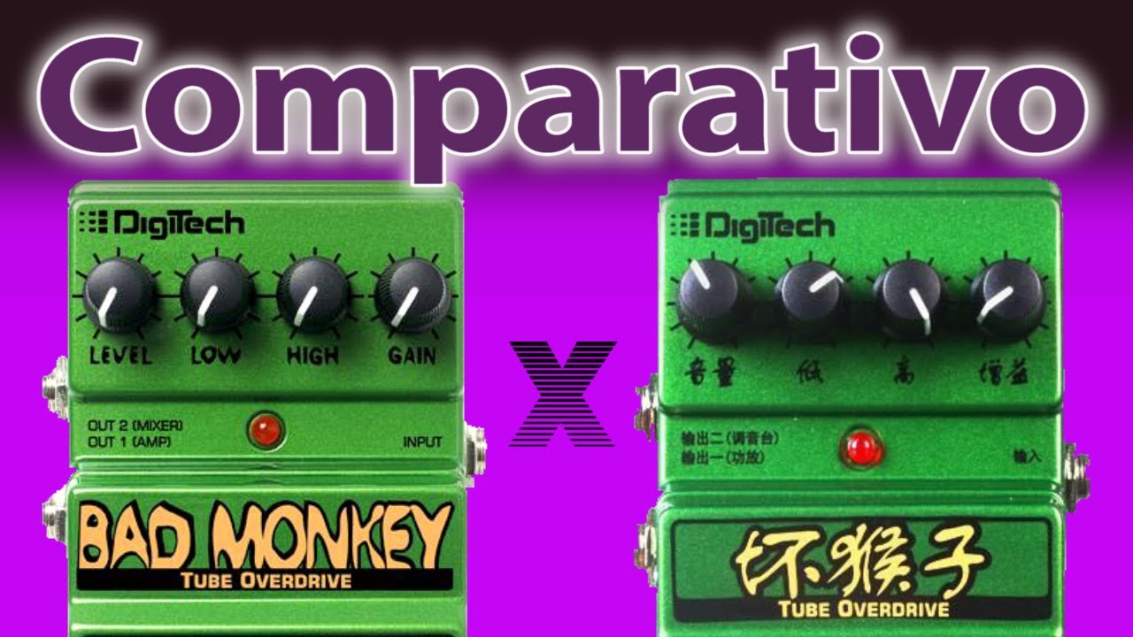 Comparativo Digitech Bad Monkey made in USA X Digitech Bad Monkey made in  China