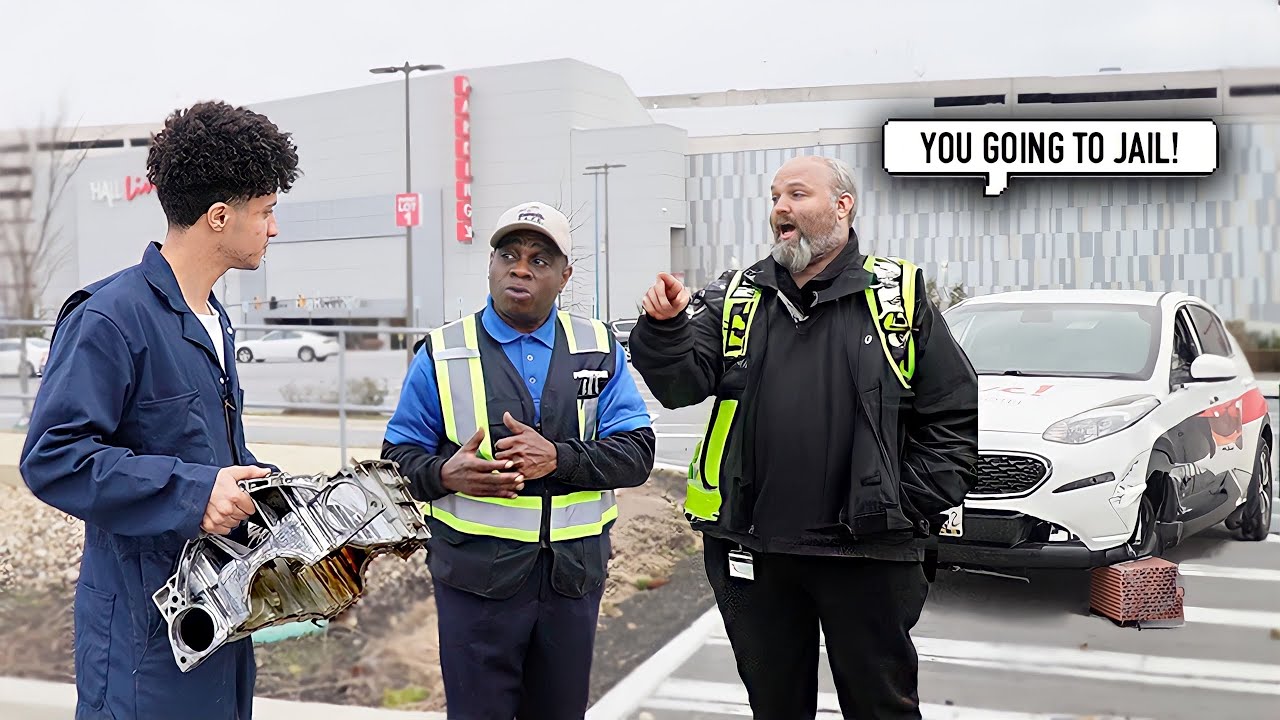Stealing Car Parts Prank!