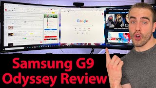 49 CURVED INCHES OF PRODUCTIVITY AND GAMING?  Samsung G9 Odyssey REVIEW 2021