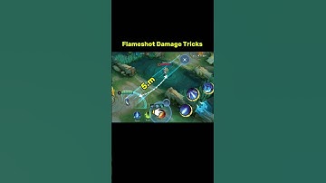 Flameshot Damage Tricks Tutorial Mobile Legends #ml2b #mlbb #shorts