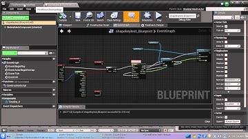 shoot-able static mesh-ish morph animation, blender to ue4