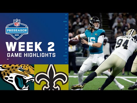 Jacksonville Jaguars vs. New Orleans Saints | Preseason Week 2 2021 NFL Game Highlights