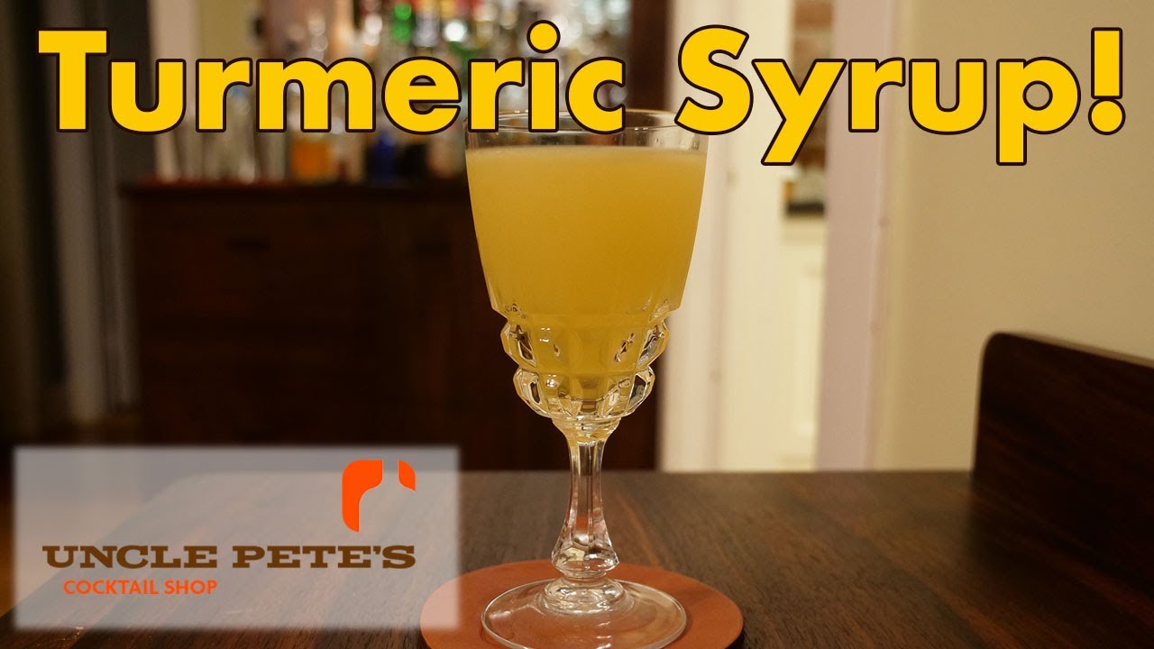 How to make Turmeric Syrup for cocktails!