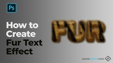 How to Create Fur Text Effect | Photoshop Tutorial