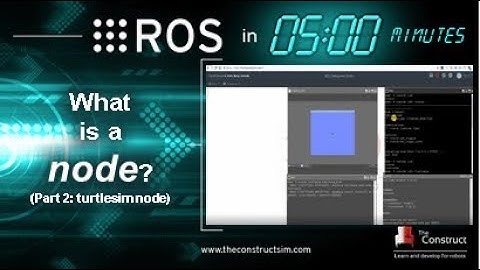 [ROS in 5 mins] 006 - What Is A ROS Node? Turtlesim Node Example