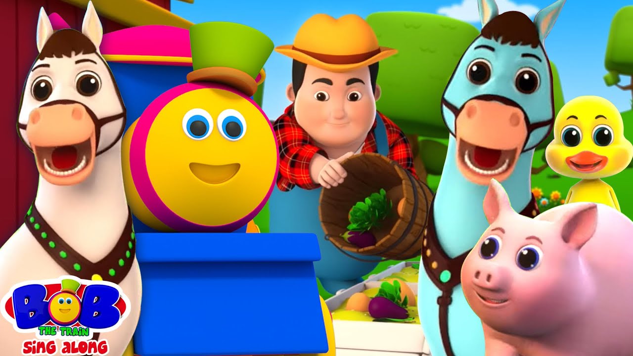 Old Macdonald Had A Farm, Bob The Train and Children Songs - YouTube