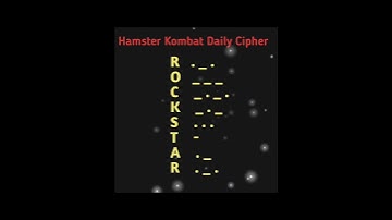 Hamster Kombat Daily Cipher Code Today!! 31st August Daily Cipher Code. #hamsterkombat #ciphercodes