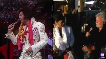 Elvis Presley And Bob Joyce Singing “An American Trilogy” Together | Side By Side Comparison