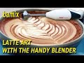 LatteArt with the handheld blender Bamix