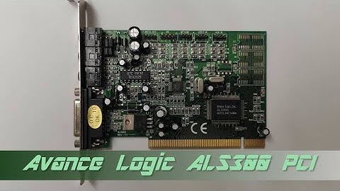 Avance Logic ALS300 PCI playing Descent music ALS-FM OPL3