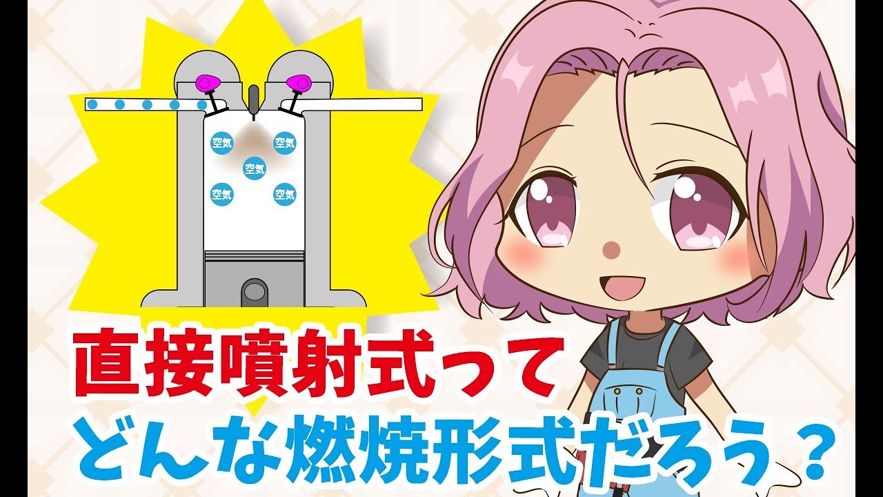 整備士試験対策 直接噴射式とは ミニメカニックtv 第108話 メカニックtv