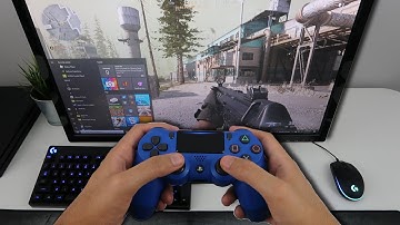 How to CONNECT PS4 CONTROLLER to PC! (Warzone) (EASY METHOD)