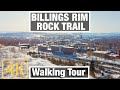 4K City Walks: Walking Billings Montana Rimrock Trail - Virtual Walk Walking Treadmill Video