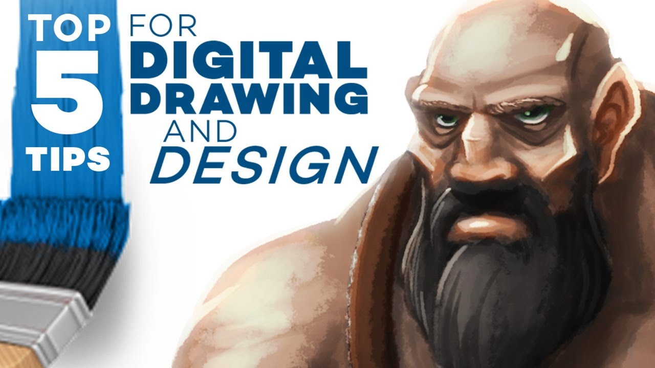 ⁣TOP 5 TIPS for Digital Drawing and Design!